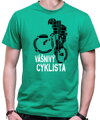 Cyklo tričko - Bike + vášnivý cyklista/vášnivá cyklistka