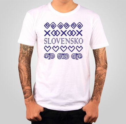 Tričko Slovensko - čičmiansky vzor Tričko Slovensko - čičmiansky vzor